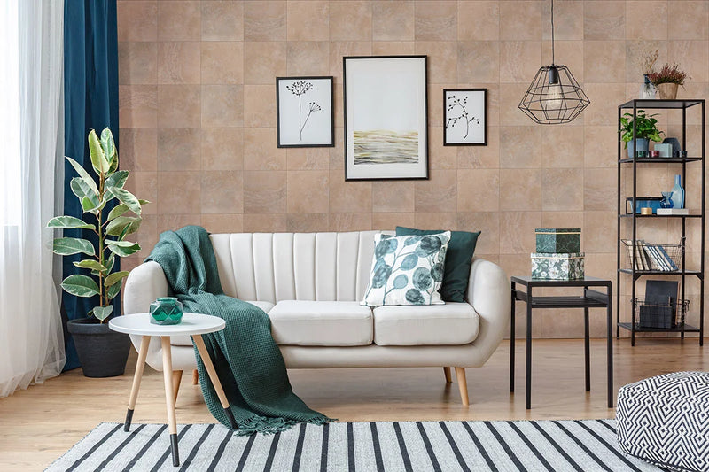 Tuscany Beige 12x12 Honed-Filled Travertine Tile