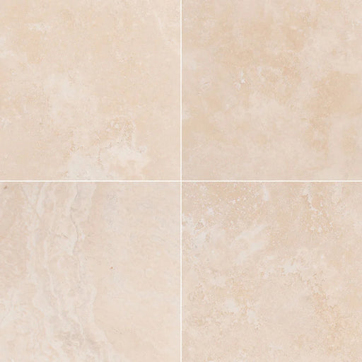 Tuscany Beige 12x12 Honed-Filled Travertine Tile