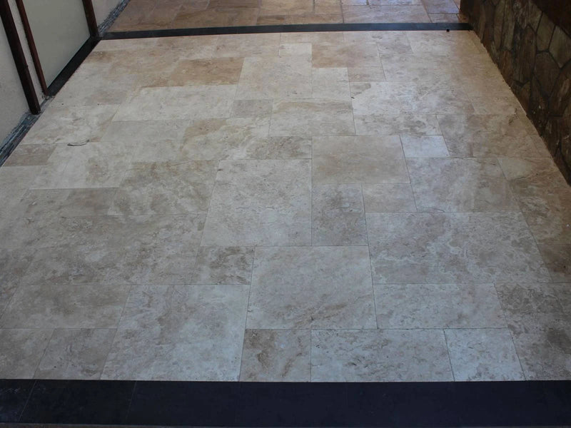 Tuscany Beige 12x12 Honed-Filled Travertine Tile