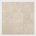 Tuscany Beige 12x12 Honed-Filled Travertine Tile close-up
