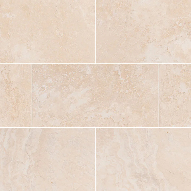 Tuscany Beige 12x24 Honed-Filled Travertine Tile