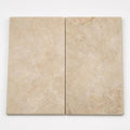 Tuscany Beige 12x24 HUFB 3CM Travertine Pool Coping close-up