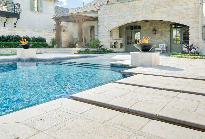 Tuscany Beige 12x24 Tumbled 3CM Travertine Paver