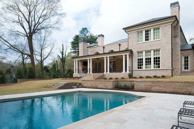 Tuscany Beige 12x24 Tumbled 3CM Travertine Paver