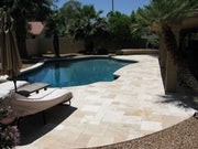 Tuscany Beige 12x24 Tumbled 3CM Travertine Paver