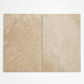 Tuscany Beige 16x24 HUFB Travertine Pool Coping close-up