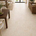 Tuscany Beige 18x18 Honed-Filled Travertine Tile — Dining Room floor