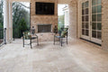 Tuscany Scabas HUFC Versailles Pattern Honed Travertine Tile