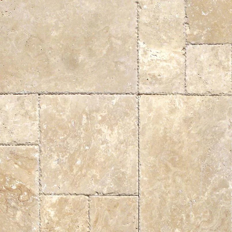 Tuscany Beige Versailles HUFC Pattern Travertine Tile