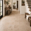 Tuscany Classic 12x12 HF Travertine Tile — Hallway floor