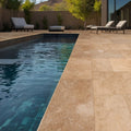 Tuscany Ivory 16x24 Tumbled Travertine Paver