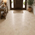 Tuscany Ivory 18x18 HF Travertine Tile — Foyer floor