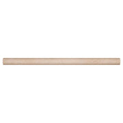 Tuscany Ivory 3/4x3/4 Pen Molding Honed Travertine Trim