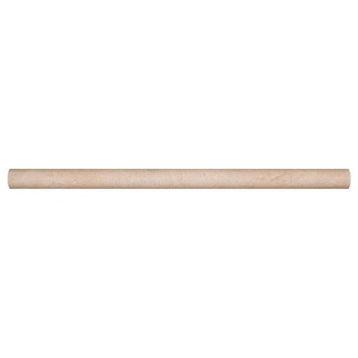 Tuscany Ivory 3/4x3/4 Pen Molding Honed Travertine Trim