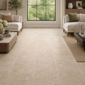 Tuscany Platinum 18x18 Honed Travertine Tile — Family Room floor