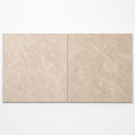 Tuscany Platinum 24x24 Honed Travertine Tile close-up