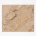 Tuscany Porcini 16x24 HUFB Travertine Pool Coping close-up