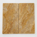 Tuscany Scabas 12x24 HUF 3CM Travertine Pool Coping close-up