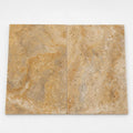Tuscany Scabas 16x24 HUFB 5CM Travertine Pool Coping close-up