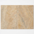 Tuscany Scabas 16x24 Tumbled Travertine Paver close-up