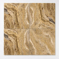 Tuscany Scabas 18x18 HF Travertine Tile close-up