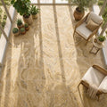 Tuscany Scabas 18x18 HF Travertine Tile — Sunroom floor