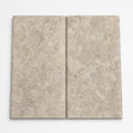 Tuscany Silver 12x24 HUF 5CM Travertine Pool Coping close-up