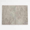 Tuscany Silver 16x24 Eased Edge HUFB 5CM Travertine Pool Coping close-up