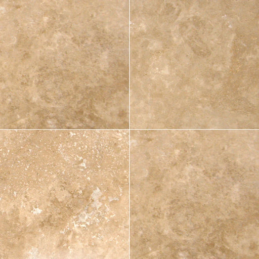 Tuscany Walnut 10 Kits Pattern Tumbled Travertine Paver