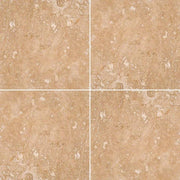 Tuscany Walnut 12x12 HF Travertine Tile
