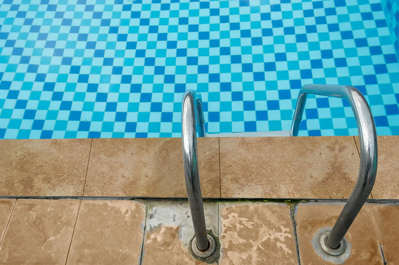 Tuscany Walnut 16x24 HUFB 5CM Eased Edge Travertine Pool Coping