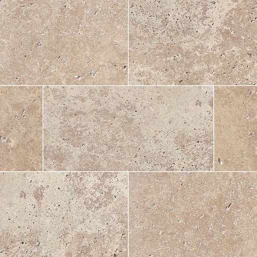 Tuscany Walnut 12x24 HF Travertine Tile