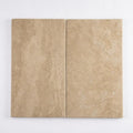 Tuscany Walnut 12x24 HUF 3CM Travertine Pool Coping close-up