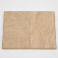 Tuscany Walnut 16x24 HUFB 5CM Double Travertine Pool Coping close-up