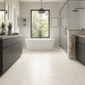Unica Moon Matte 12x24 Porcelain Tile — Primary Bath floor