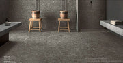 Unicom Pietra Di Gre Antracite 12x24 Matte Porcelain Plank