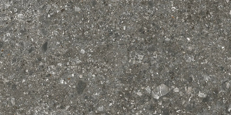 Unicom Pietra Di Gre Antracite 12x24 Matte Porcelain Plank