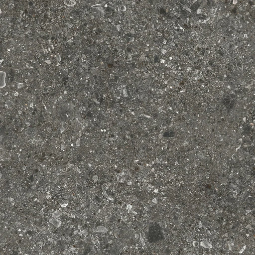 Unicom Pietra Di Gre Antracite 3x24 Bullnose Matte Porcelain Trim
