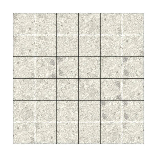 Unicom Pietra Di Gre Bianco 2x2 Matte Porcelain Mosaic Tile
