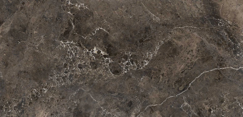 Marron Emperador Po 48x98 Glazed Porcelain Slab