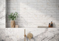 Lithology Edition Ibiza White MG 3x12 Bullnose Porcelain Tile