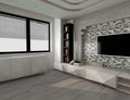 Urban Tapestry Interlocking Pattern Misc. 0.24 Inch Recycles Glass Mosaic Tile