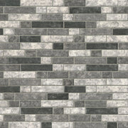 Urban Tapestry Interlocking Pattern Misc. 0.24 Inch Recycles Glass Mosaic Tile