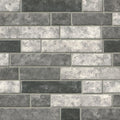 Urban Tapestry Interlocking Pattern Misc. 0.24 Inch Recycles Glass Mosaic Tile
