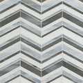 Urban Wave Lapis 3mm Misc. Glass Mosaic Tile
