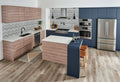 Urban Wave Lapis 3mm Misc. Glass Mosaic Tile