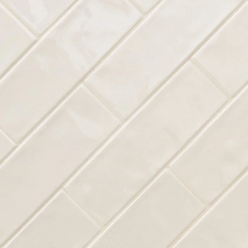 Urbano Crema 4x12 Bullnose Glossy Ceramic Tile Trim