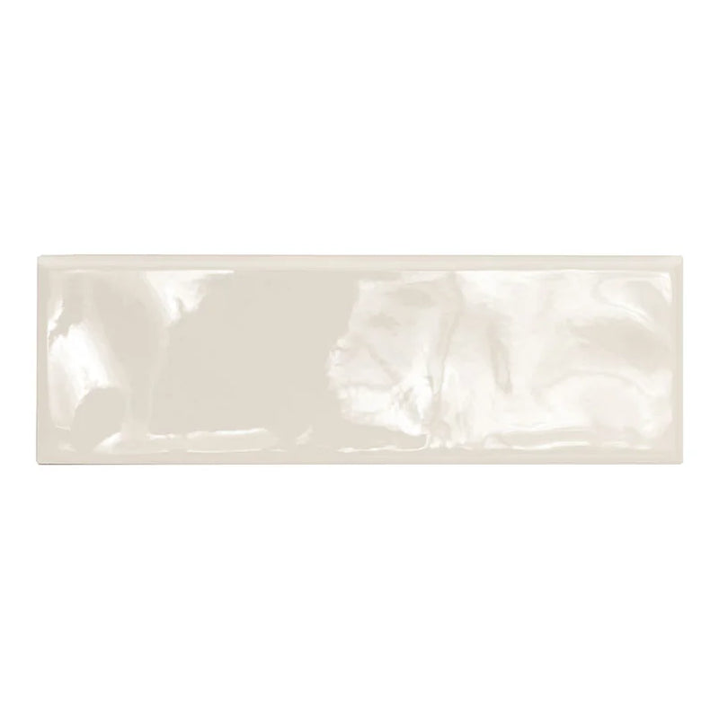 Urbano Crema 4x12 Bullnose Glossy Ceramic Tile Trim