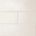 Urbano Crema 3D Mix 4x12 Glossy Ceramic Tile