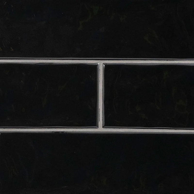 Urbano Ink 4x12 Glossy Ceramic Tile